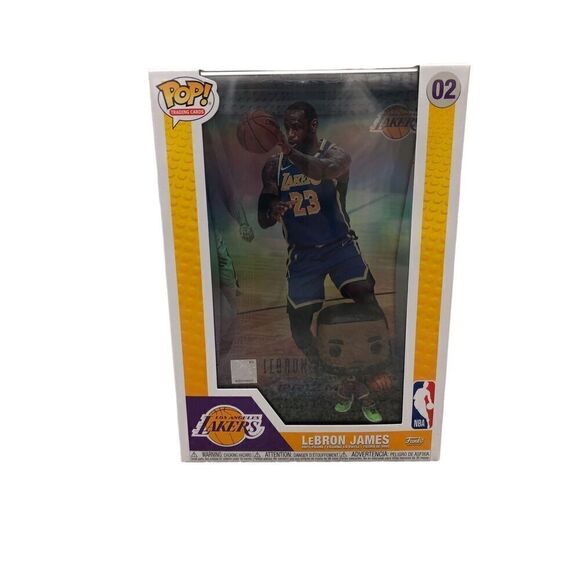 Los Angeles Lakers LeBron James Funko Pop #02 NBA Trading Cards - Picture 2 of 6